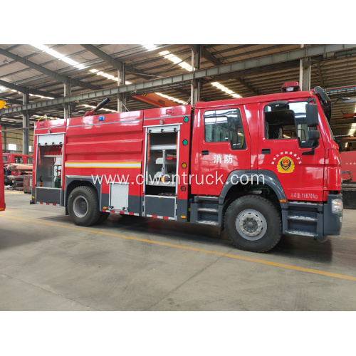 Factory Sale HOWO T5G 8000litres Fire Engines